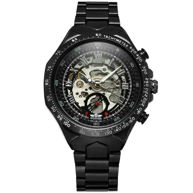 Designer Men Watches Automatic Mechanical WINNER Stainless Steel Watch Montre Certus Homme
