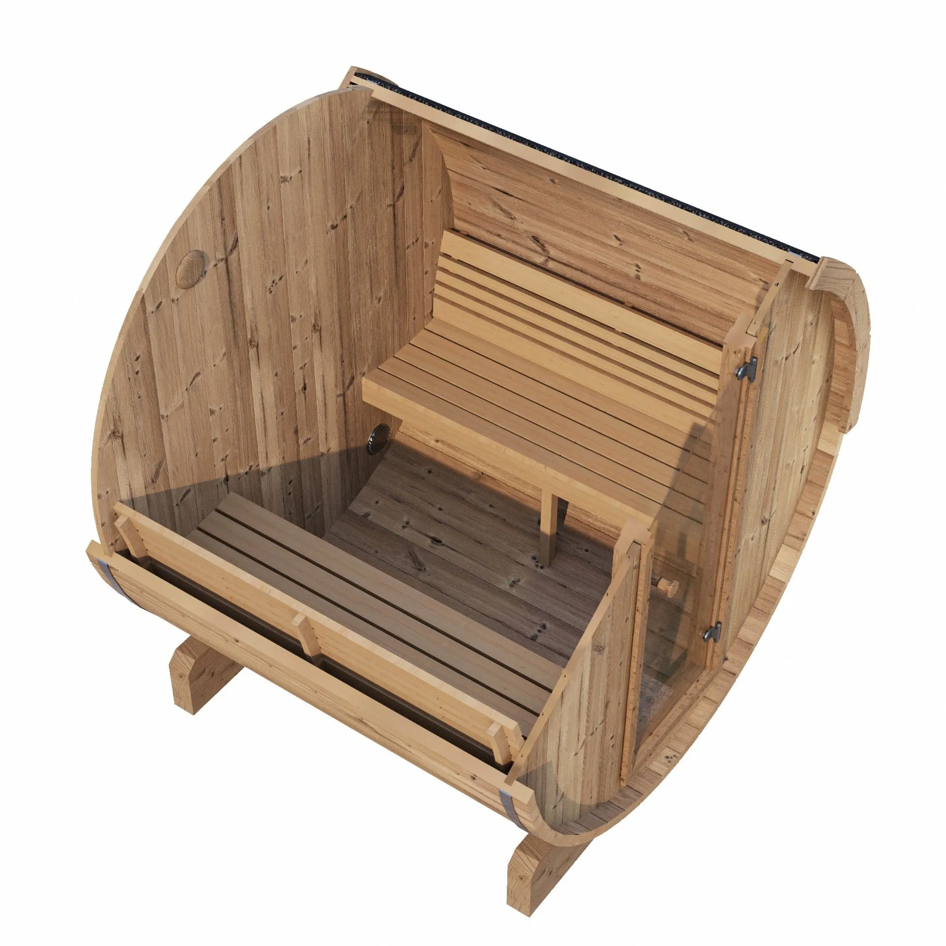 E7 4 Person Barrel Sauna