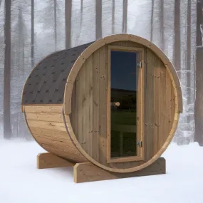 E7 4 Person Barrel Sauna