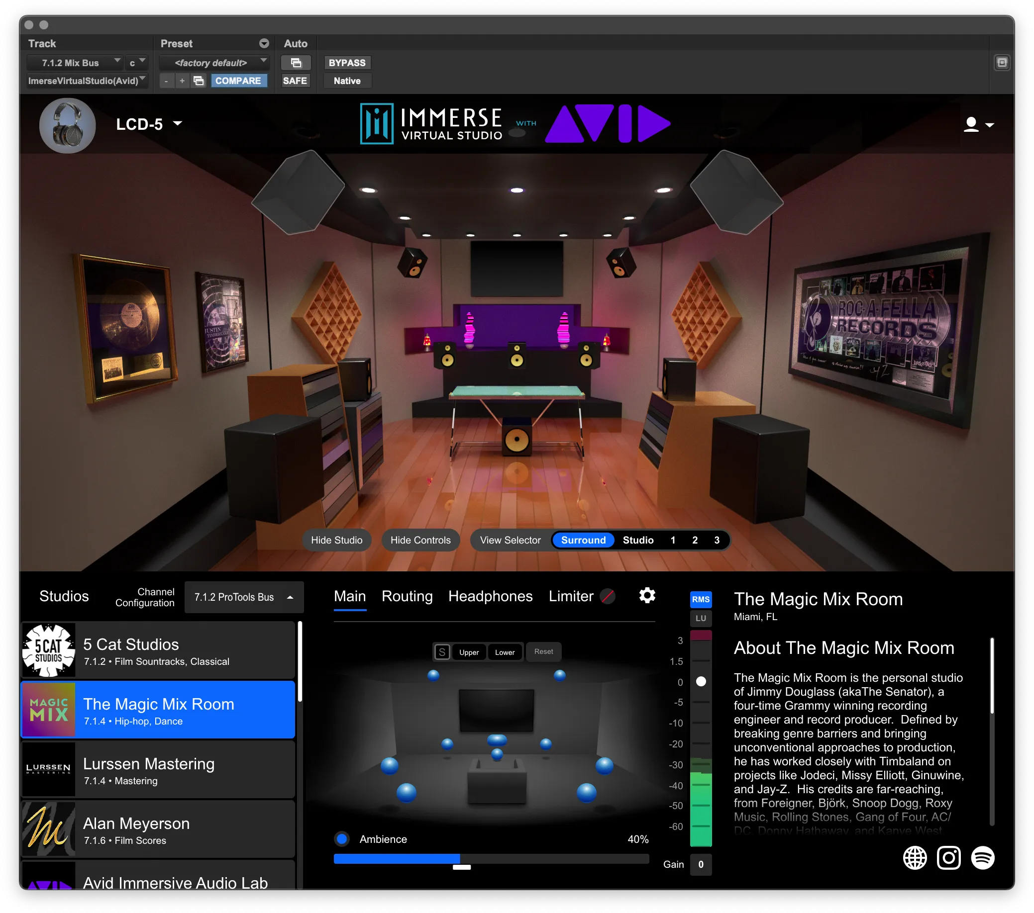 Embody Immerse Spatial Audio Production Suite Plug-in