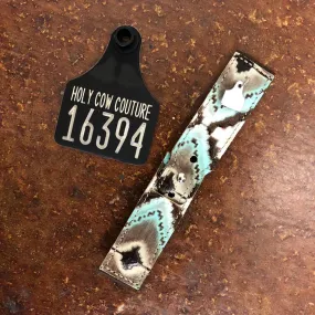 Embossed Leather Apple Watch Band - Large #16394