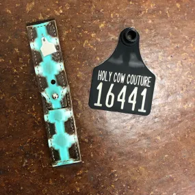 Embossed Leather Apple Watch Band - Small #16441
