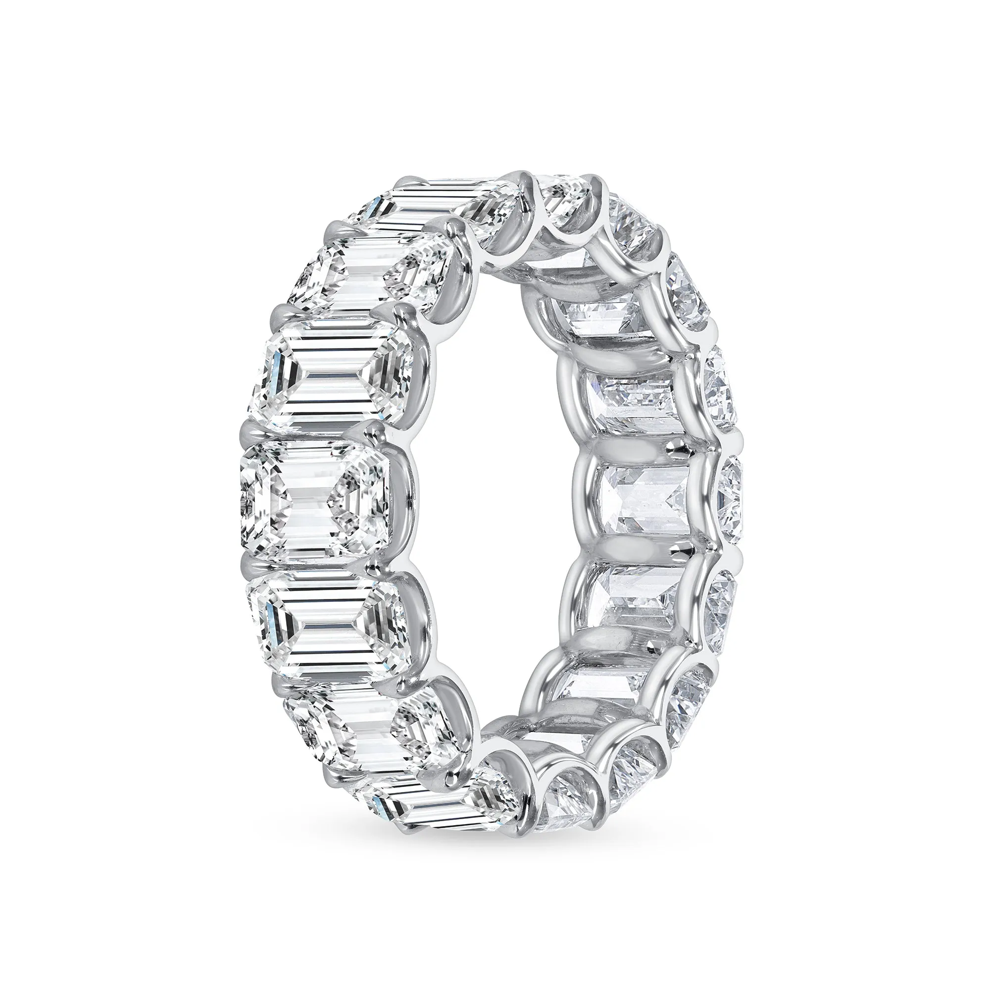 Emerald Cut Diamond Eternity Band