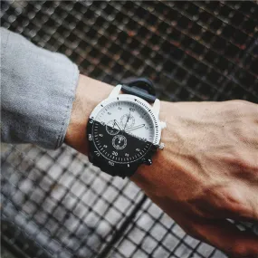 fashion mens watches top brand luxury Personality Creative Movement Large Dial Tide Watch Men 's Watches casual sport clock boy