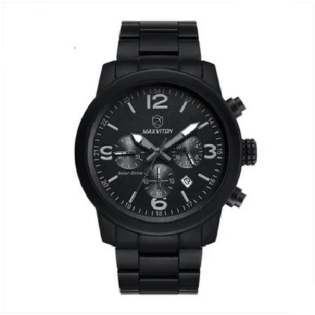 Fashion Sports Watches Special Forces Luminous 100Meters Waterproof Sapphire Glass Solar Movement Steel Men Wrist watch for male