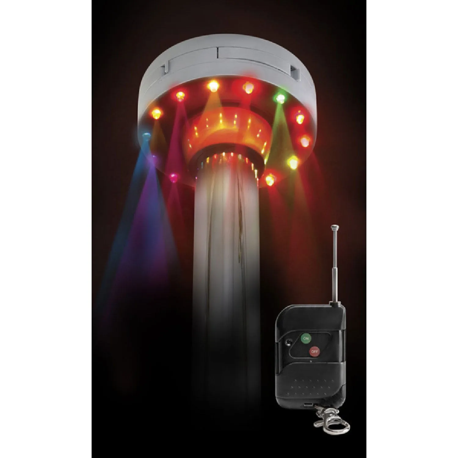Fetish Fantasy Series Light-Up Disco Dance Pole - Multi