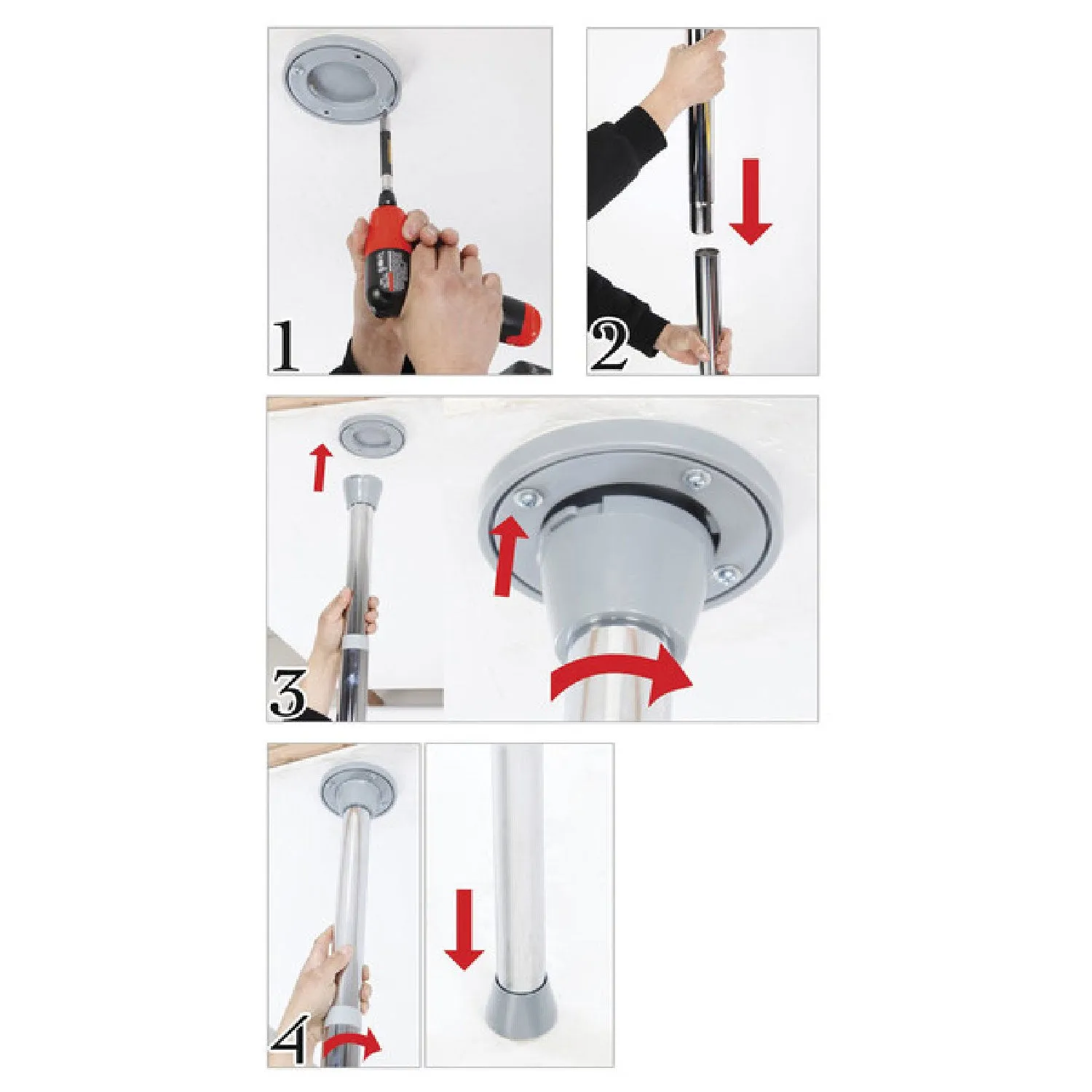 Fetish Fantasy Series Light-Up Disco Dance Pole - Multi