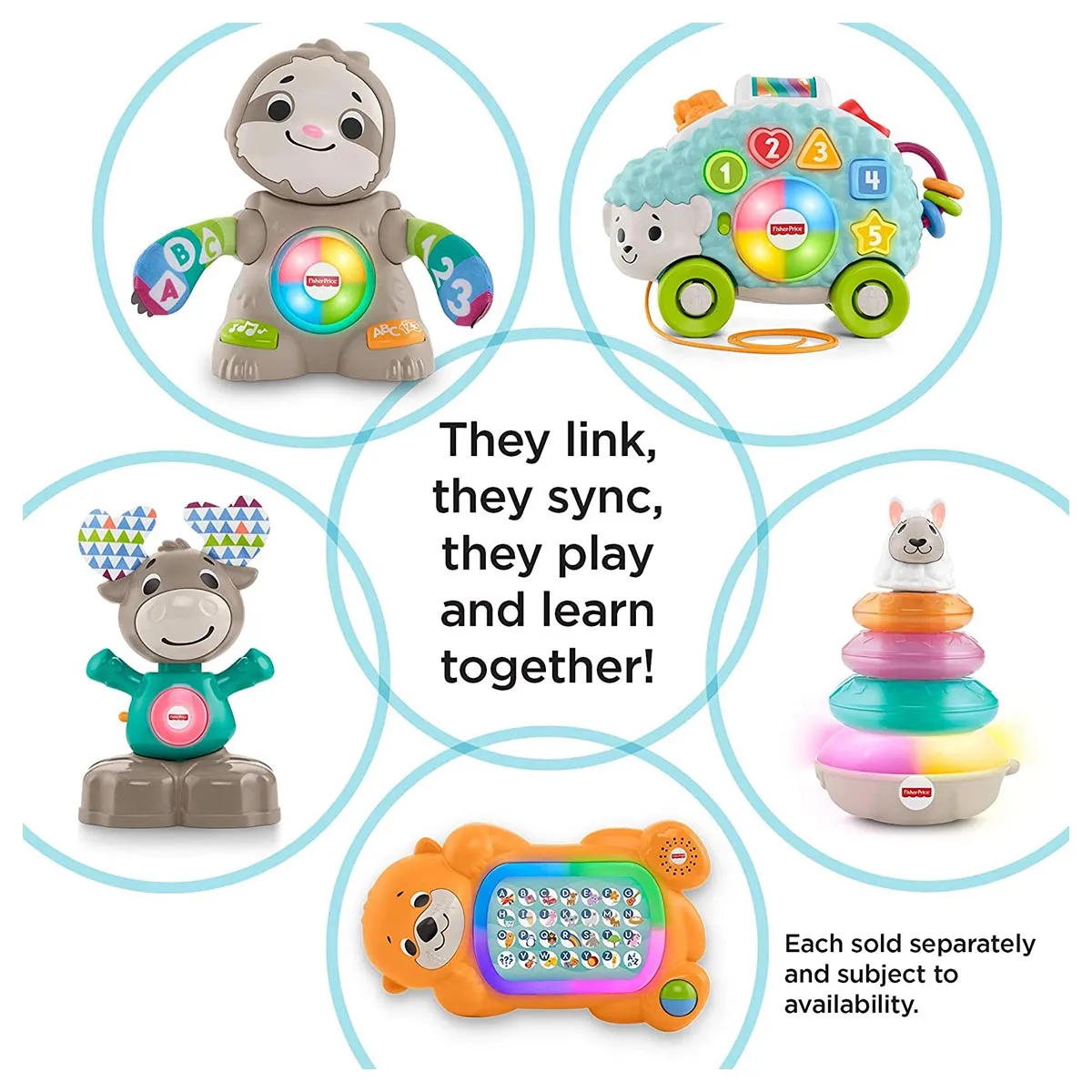 Fisher-Price Linkimals Smooth Moves Sloth Toy