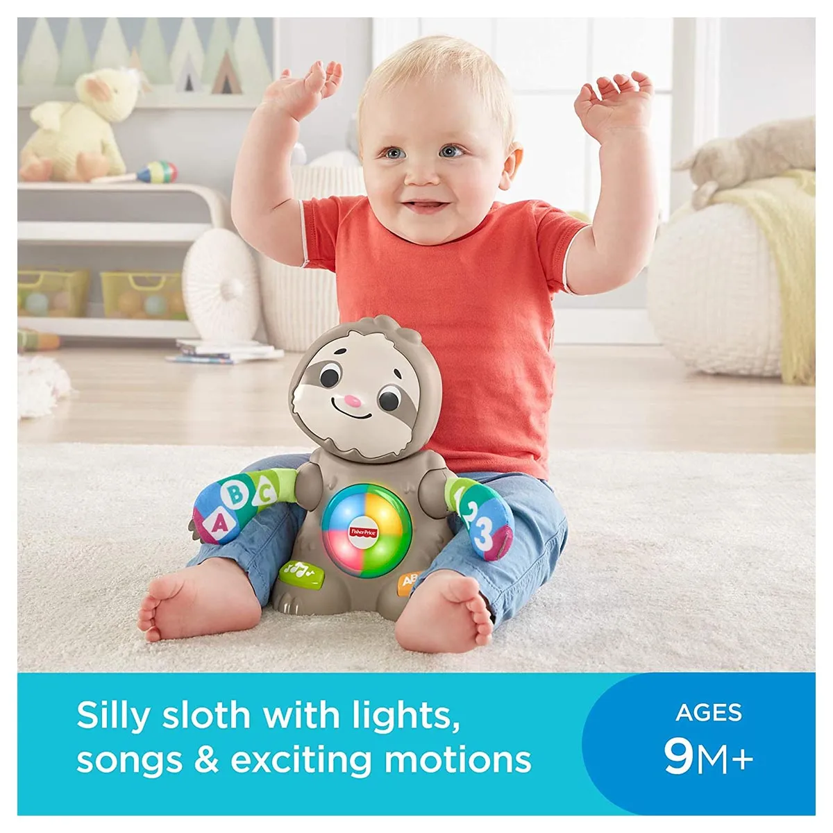 Fisher-Price Linkimals Smooth Moves Sloth Toy
