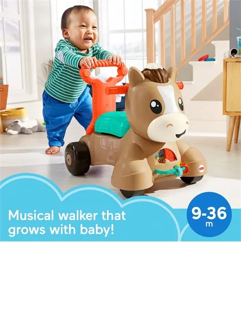 FISHER-PRICE WALK, BOUNCE & RIDE PONY