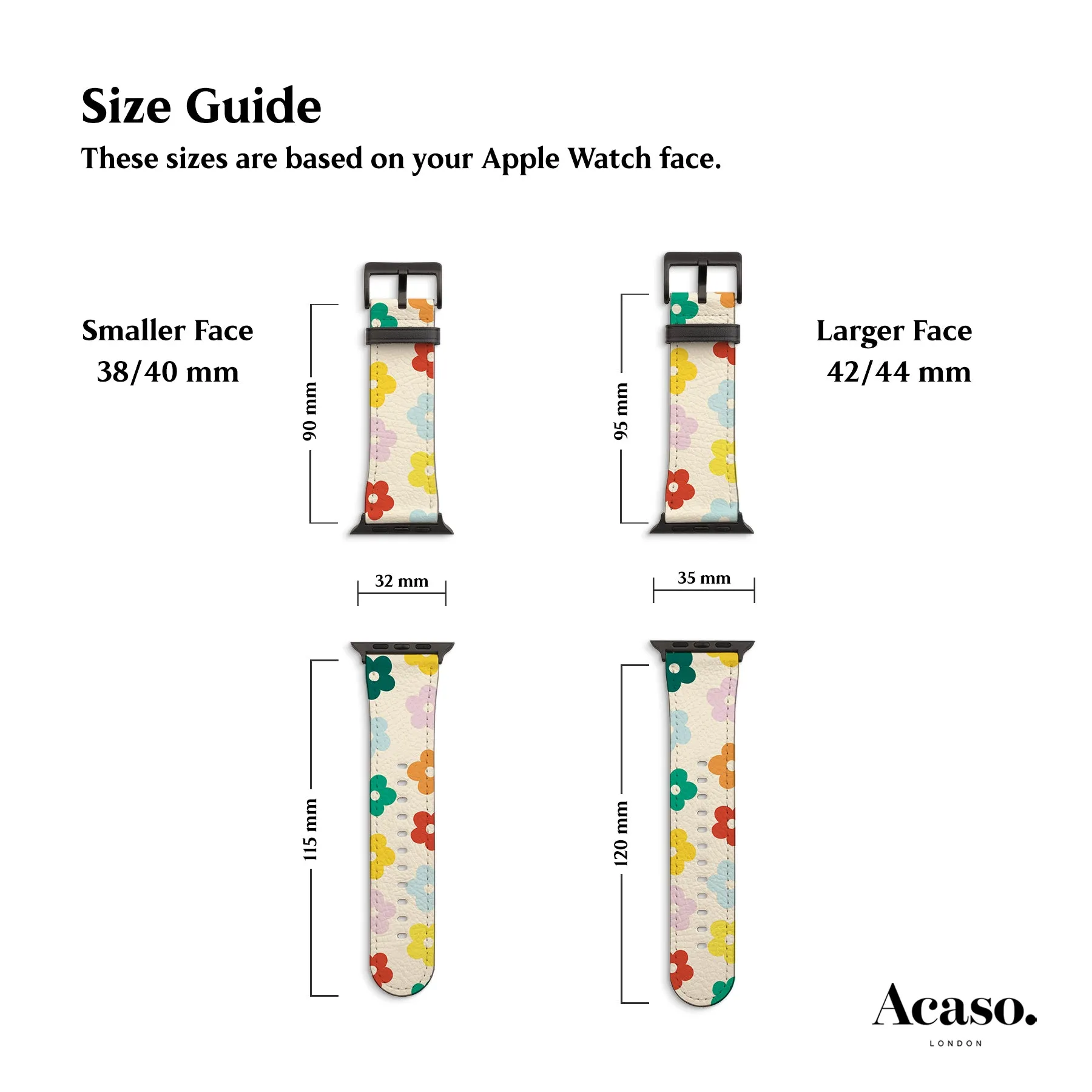 Flores Apple Watch Strap