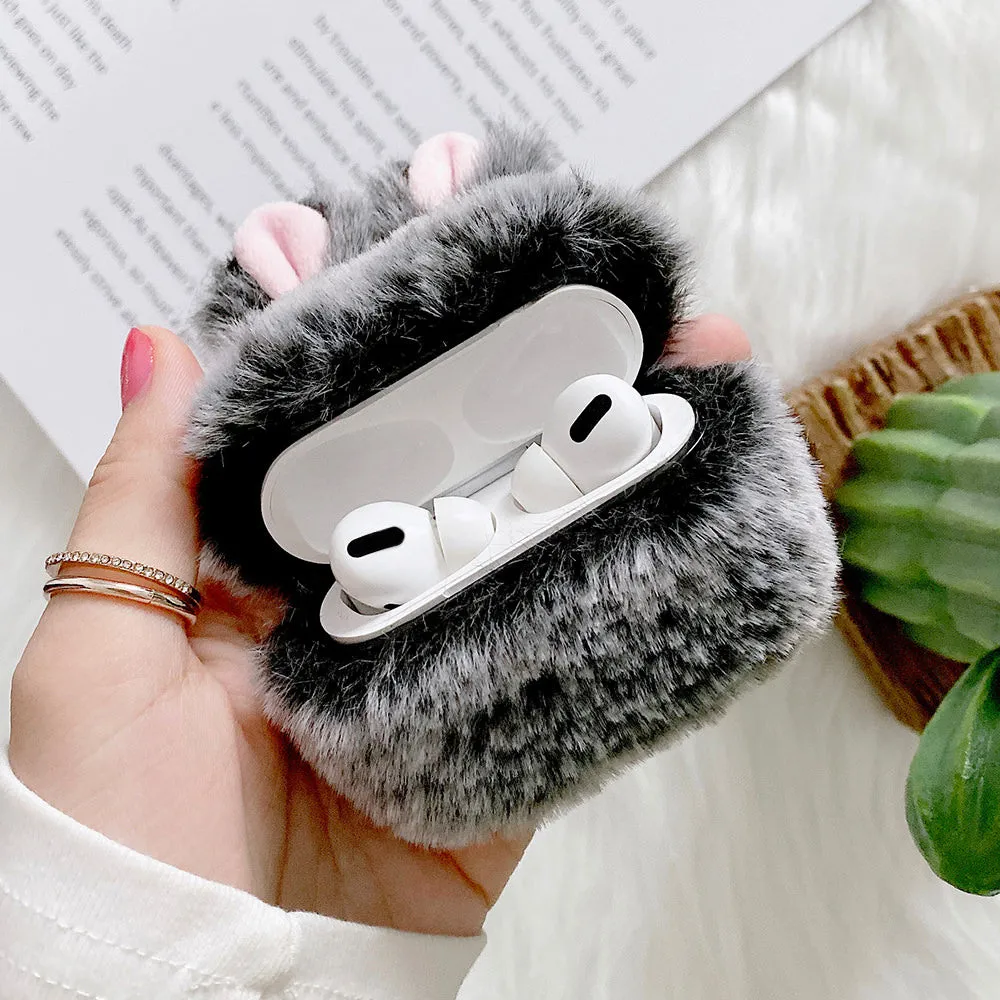 Fluffy Bunny Airpod cases by SB