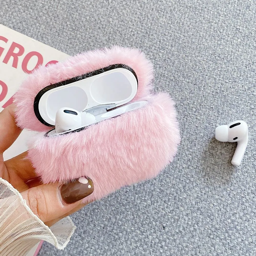 Fluffy Bunny Airpod cases by SB