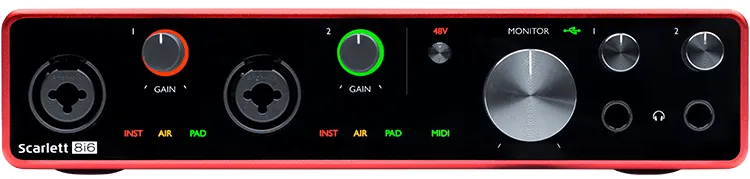 Focusrite SCARLETT 8I6 3RD GEN USB Audio Interface