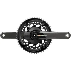Force AXS Power Meter Bicycle Crankset - 175mm, 2x 12-Speed, 46/33t, Direct Mount, DUB Spindle Interface, Iridescent Gray, D2