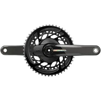 Force AXS Power Meter Bicycle Crankset - 175mm, 2x 12-Speed, 46/33t, Direct Mount, DUB Spindle Interface, Iridescent Gray, D2