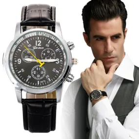 Geneva Date Quartz Wrist Watch