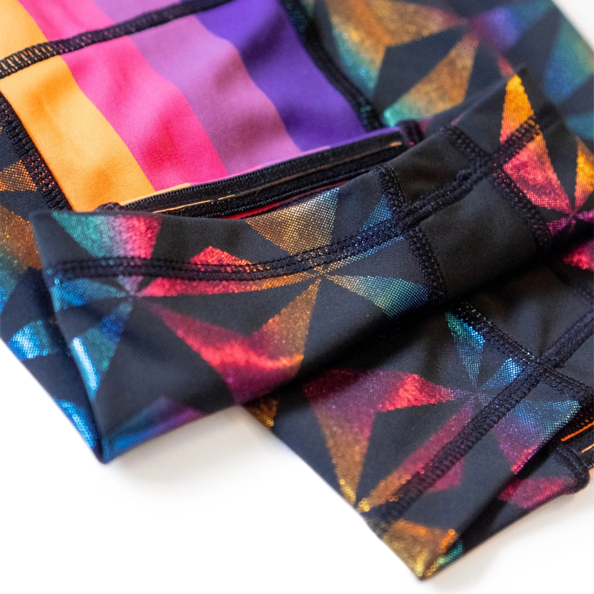 Geodesic Night Biker Shorts
