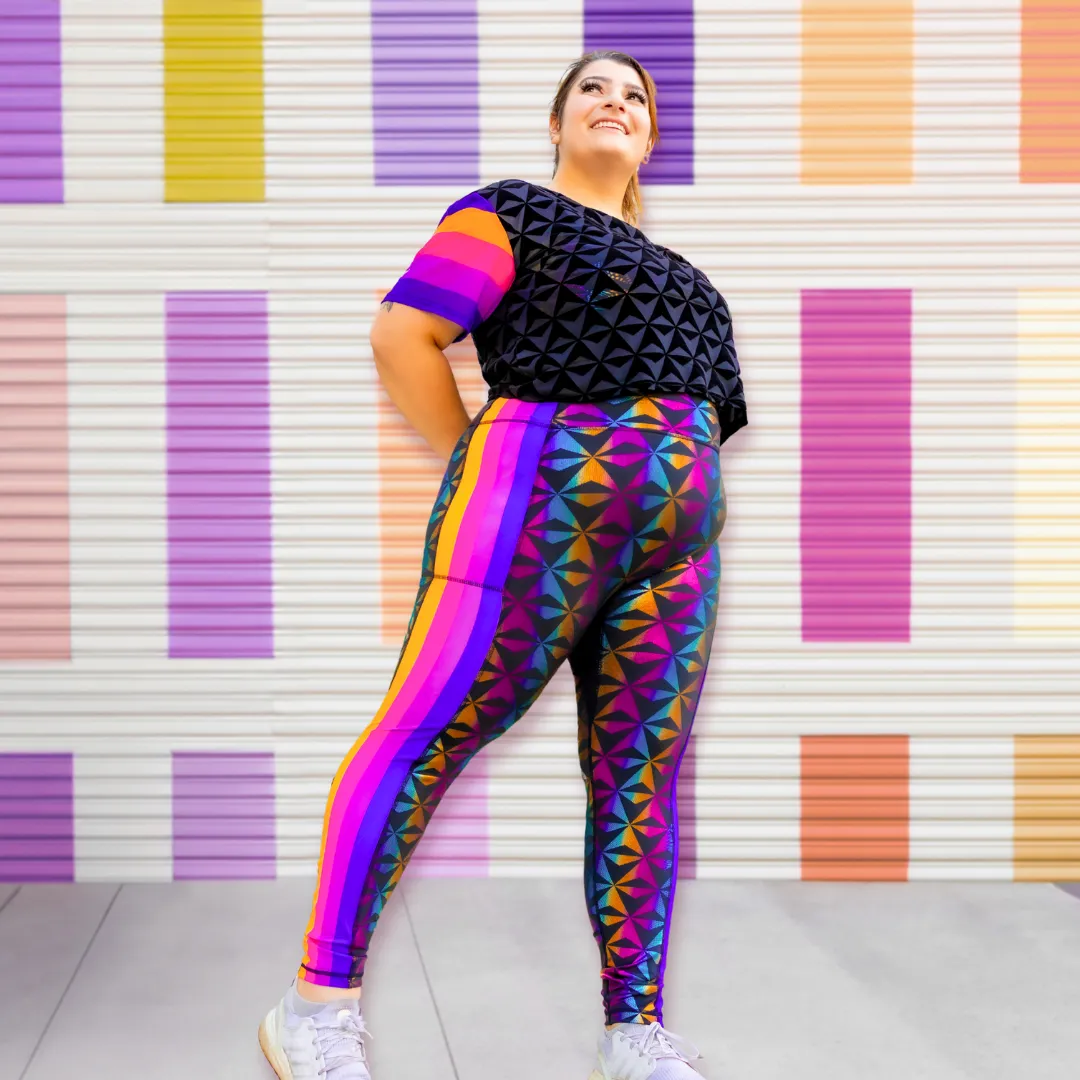 Geodesic Night Leggings