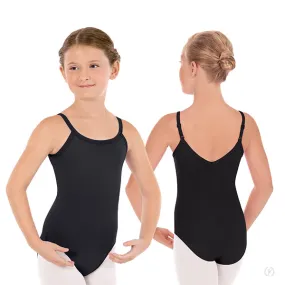 Girls Cotton Ajustable Camisole Leotard (Variety of Colors)