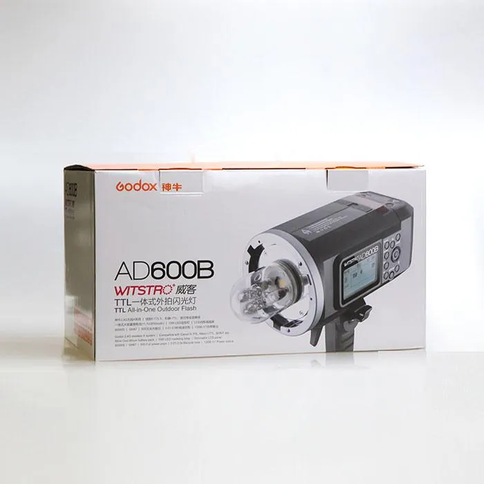 Godox AD600B Witstro TTL 2.4GHz Studio Flash Strobe Light (Bowens) (X2 Trigger Optional) - Bundle