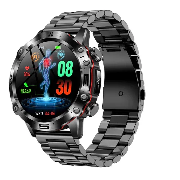 High-end ECG/EKG blood sugar health sports smart watch