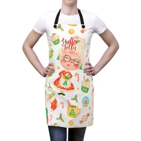 Holly Jolly Mrs. Claus Christmas Apron