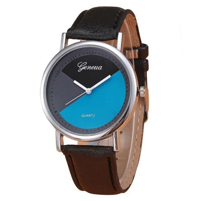 Irisshine i0651 brand luxury Unisex watch Couple gift New Mens Womens Retro Design Leather Band Analog Alloy Quartz Wrist Watch