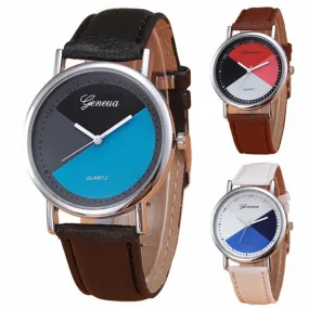 Irisshine i0651 brand luxury Unisex watch Couple gift New Mens Womens Retro Design Leather Band Analog Alloy Quartz Wrist Watch