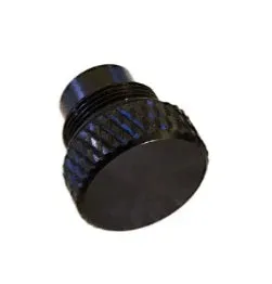 Kartmaster AIM/Mychron Port Seal Cap - Black