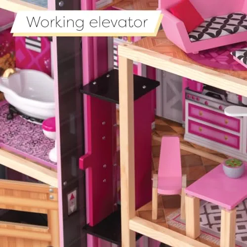 KidKraft Wooden Dollhouse Shimmer Mansion for 12" Dolls