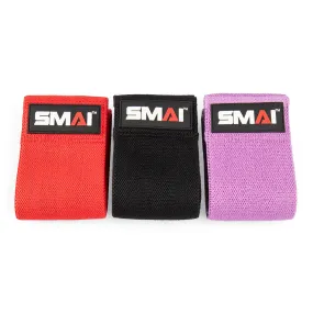 Knitted Mini Resistance Bands - Set of 3 with carry pouch