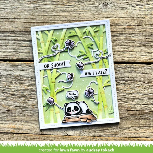 LAWN FAWN: I Heart Pandas Add-on | Stamp