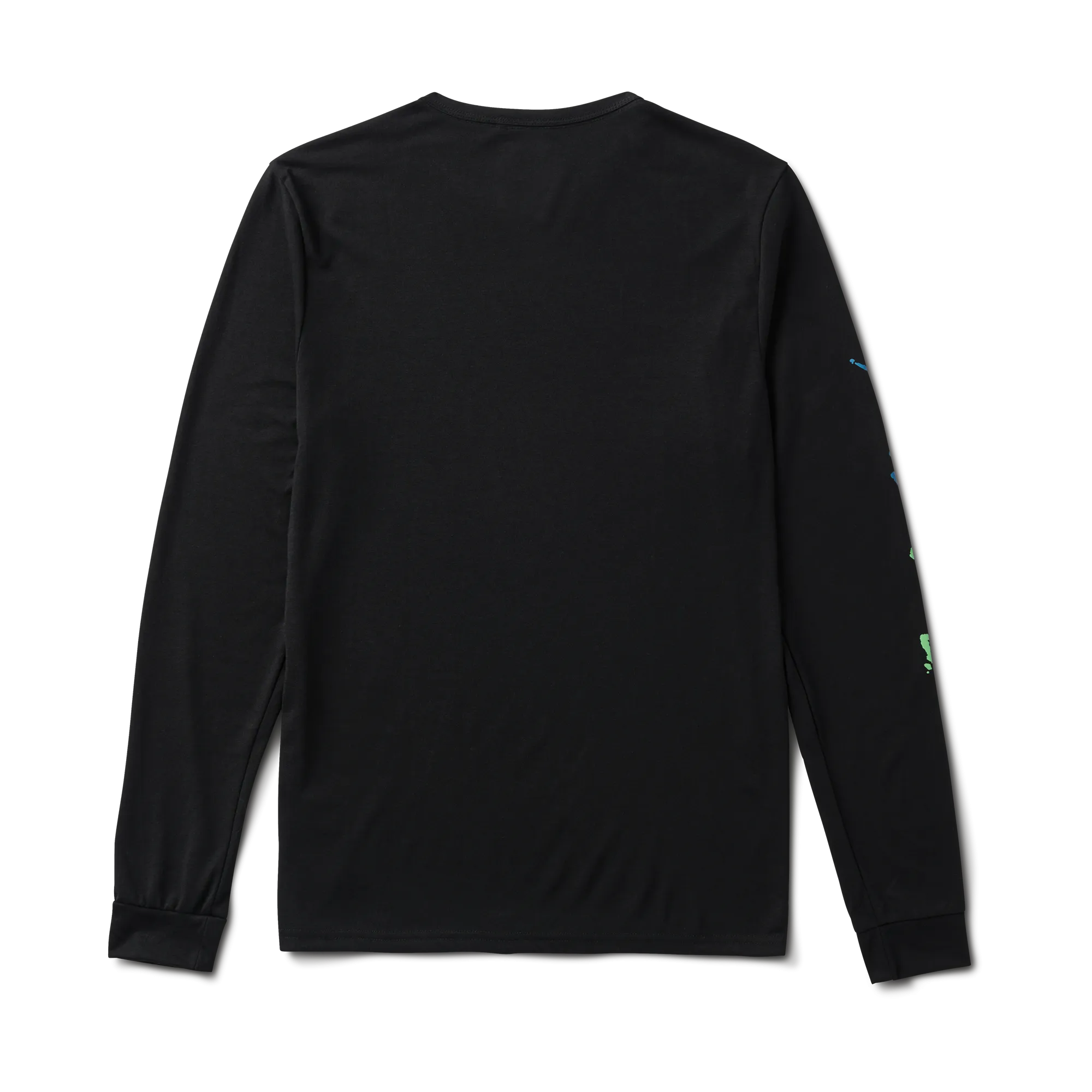 Mathis Long Sleeve Active Tee - Black Fjord