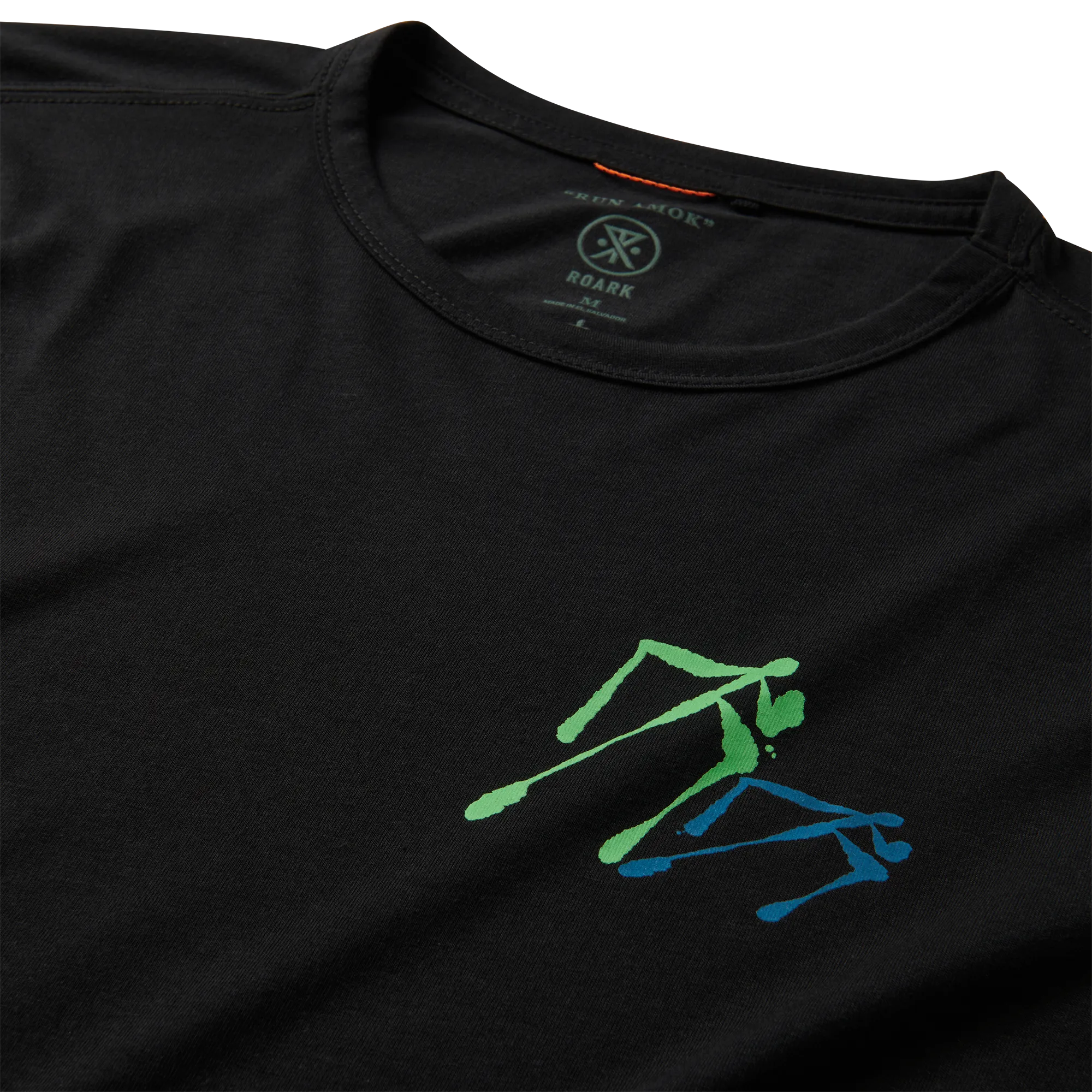 Mathis Long Sleeve Active Tee - Black Fjord