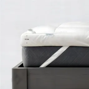 Mattress Topper 180x200 5cm - White