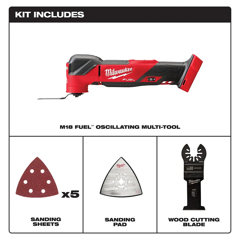 Milwaukee 2836-80 M18 FUEL 18V Oscillating Multi-Tool - Recon - Bare Tool