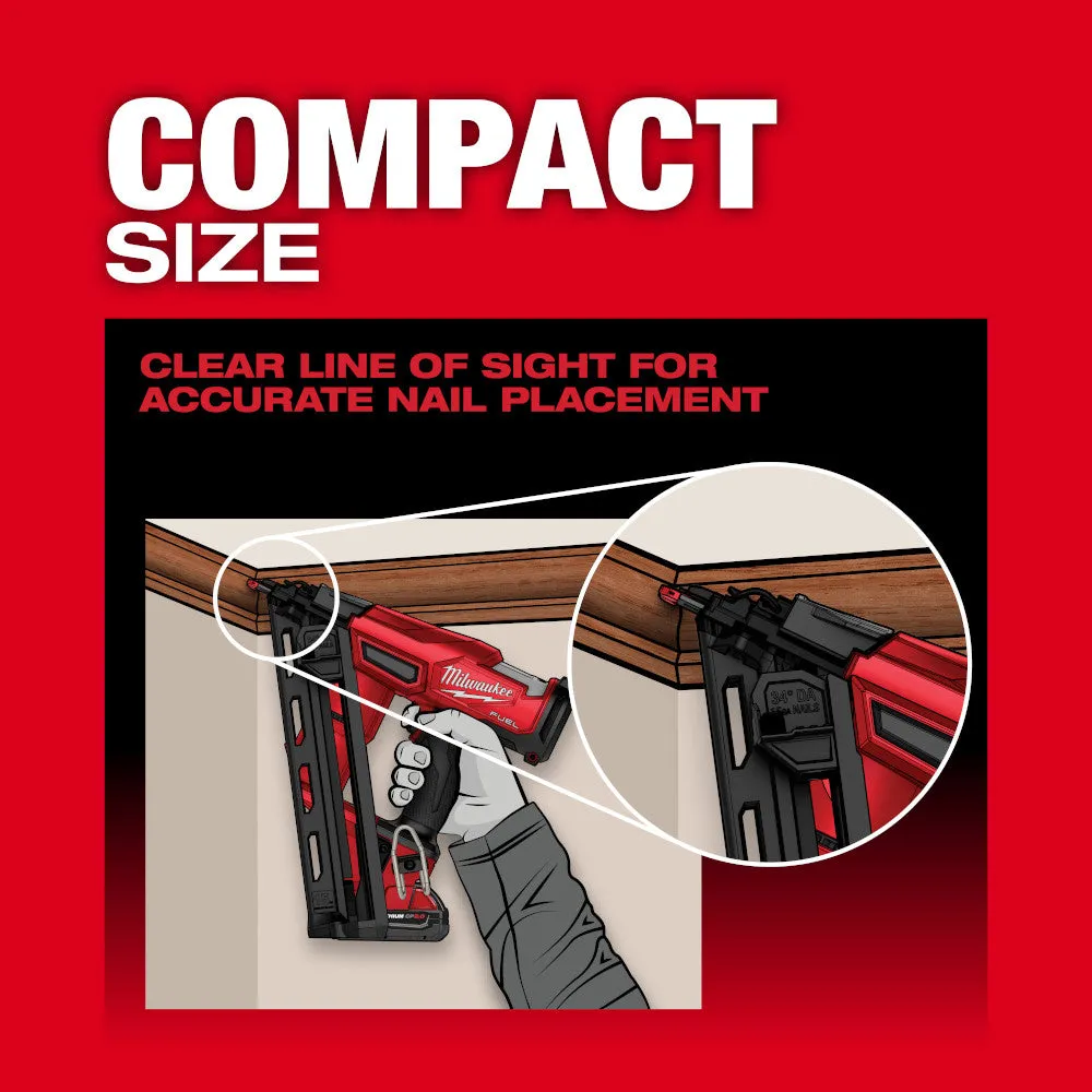 Milwaukee 2839-21CT M18 FUEL 18V 15 Guage Cordless Finish Nailer Kit