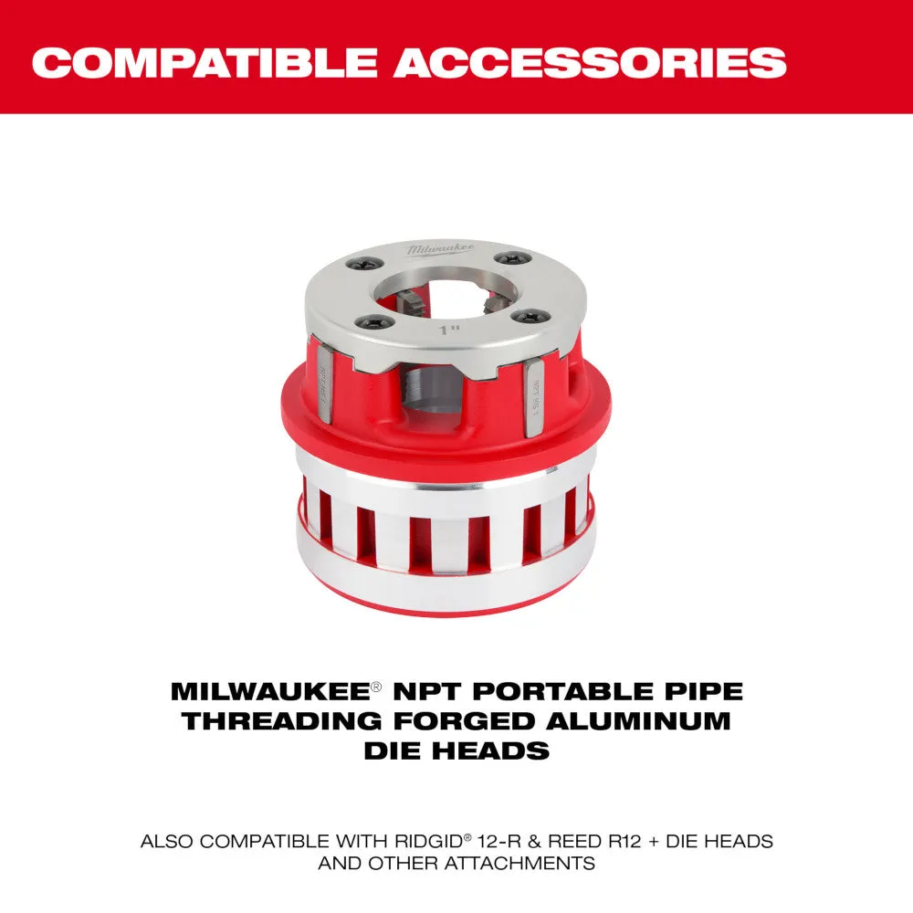 Milwaukee 2874-82HD M18 FUEL 18V Pipe Threader w/ ONE-KEY Kit - Recon