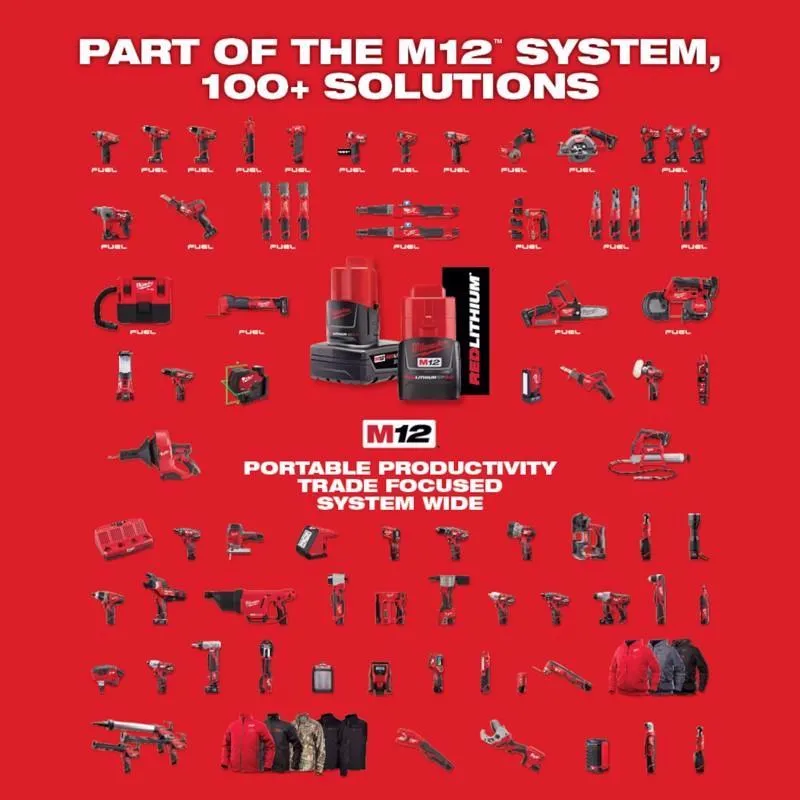 Milwaukee M12 RedLithium XC 3 Ah Lithium-Ion High Capacity Battery Pack 1 pc
