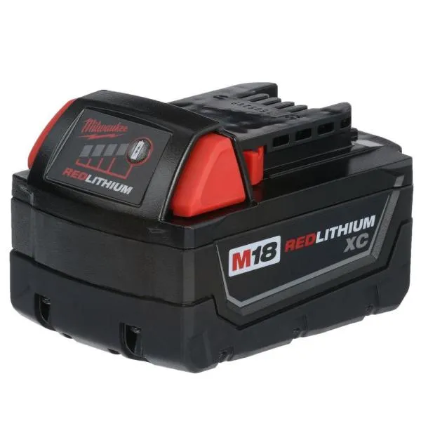 Milwaukee Tool 48-11-1822 M18 18-Volt Lithium-Ion XC High Capacity Battery (2pk)