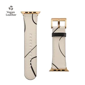 Minimal Ecru Apple Watch Strap