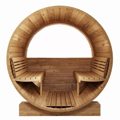 Model E8W 6 Person Barrel Sauna