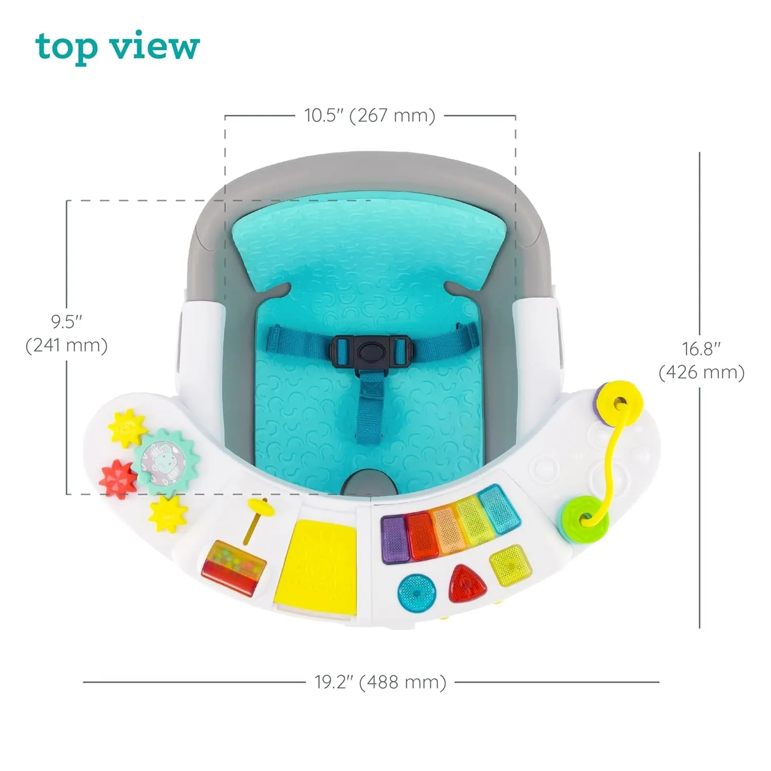 Music & Lights 3-In-1 Discovery Seat and Booster