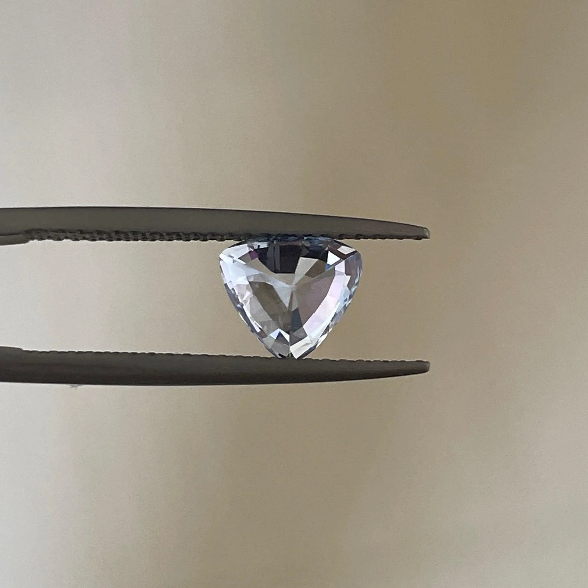 Natural Snowy White sapphire 1.48 crt