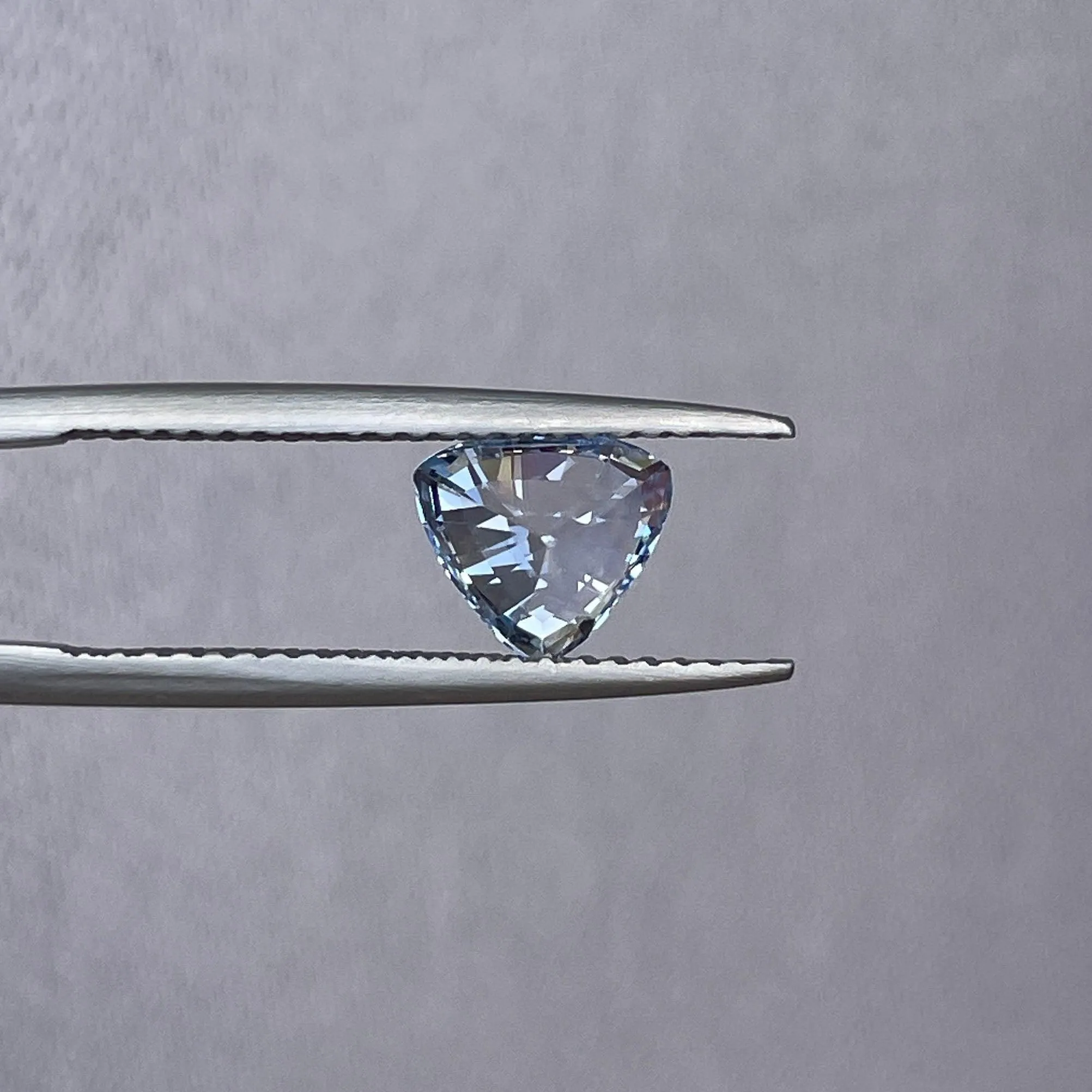 Natural Snowy White sapphire 1.48 crt