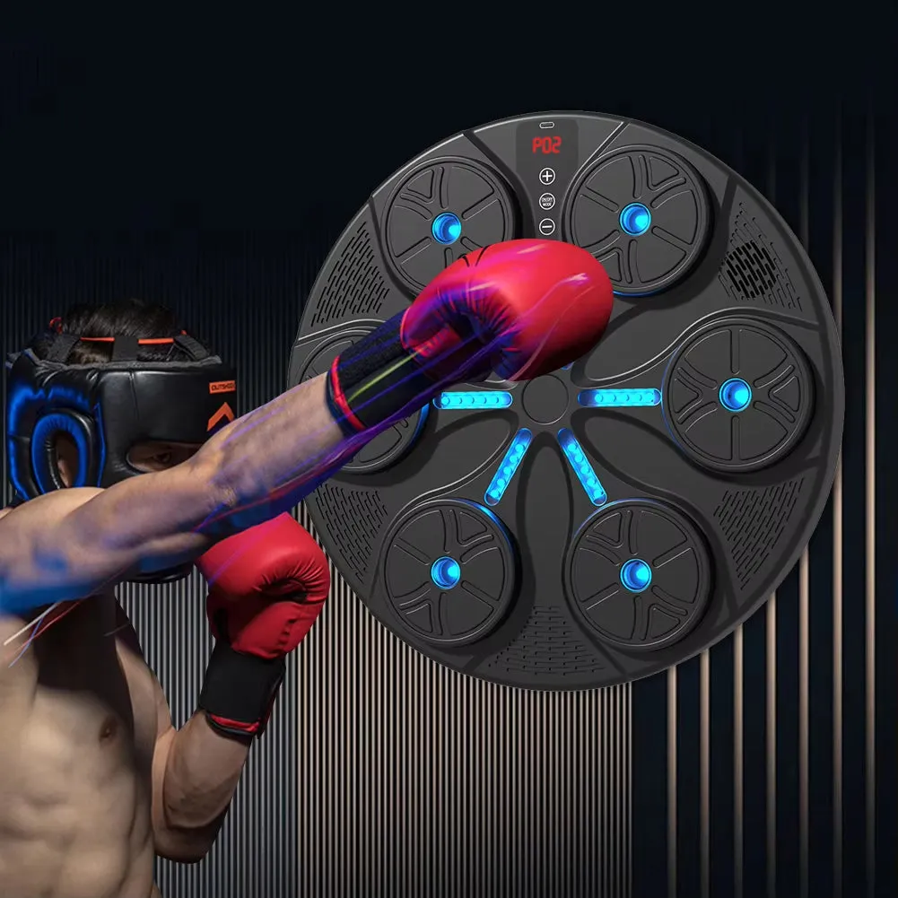 New Smart Music Boxing Machine Adult/Children Home Gym Sports Fitness Boxing Trainer Boxing Response Training Wall Target