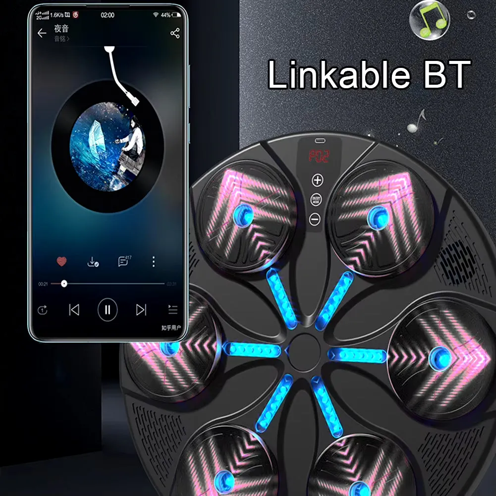 New Smart Music Boxing Machine Adult/Children Home Gym Sports Fitness Boxing Trainer Boxing Response Training Wall Target