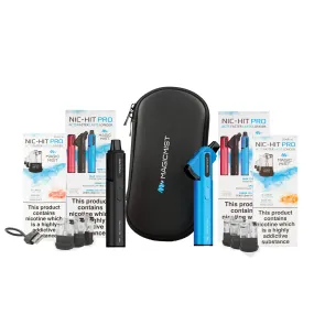 Nic-Hit Pro Deluxe Kit - Maximum Nicotine. Acts Faster. Lasts Longer.