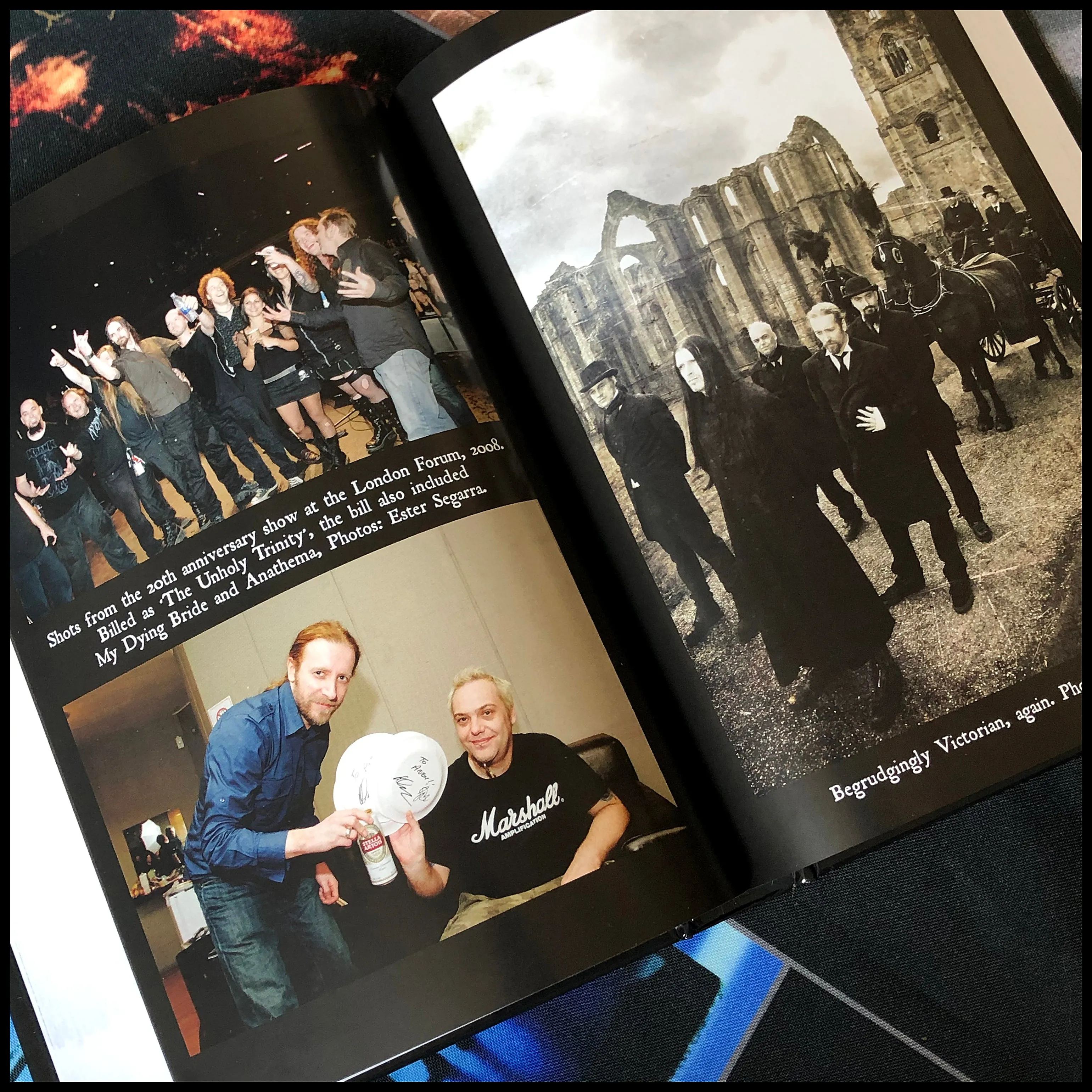 NO CELEBRATION: OFFICIAL PARADISE LOST BIOGRAPHY - Hardback Boxset inc flag, bookmark, 12 prints (last 3 copies)